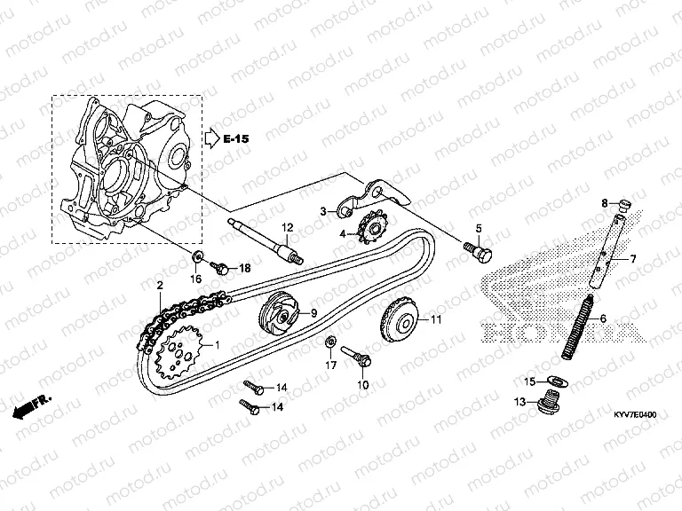 E-4 TIMING CHAIN ​​/ TENSIONER