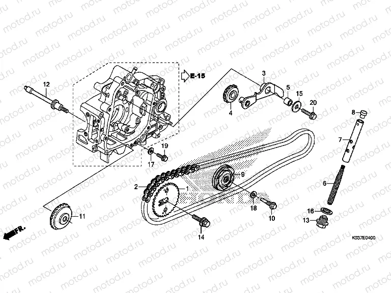 E-4 TIMING CHAIN ​​/ TENSIONER