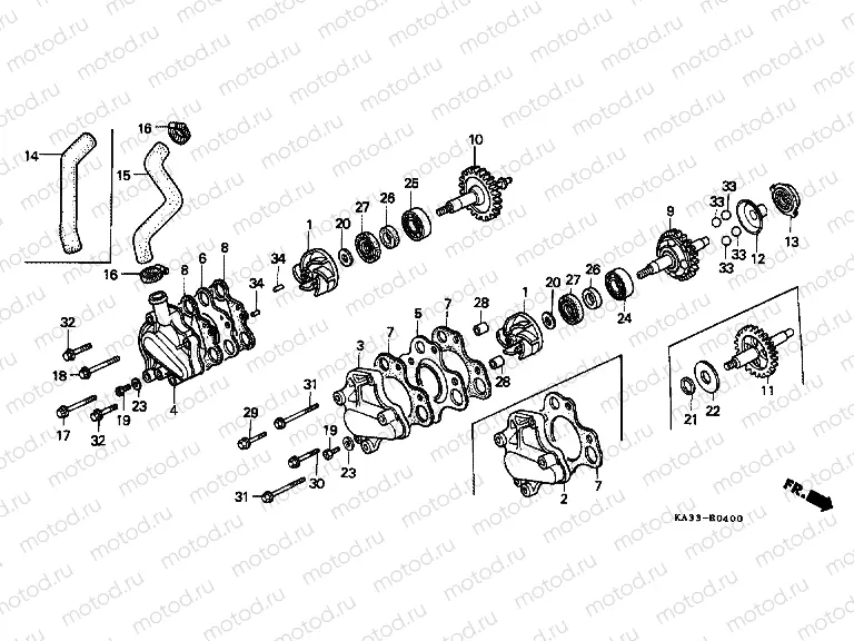 E-4 WATER PUMP