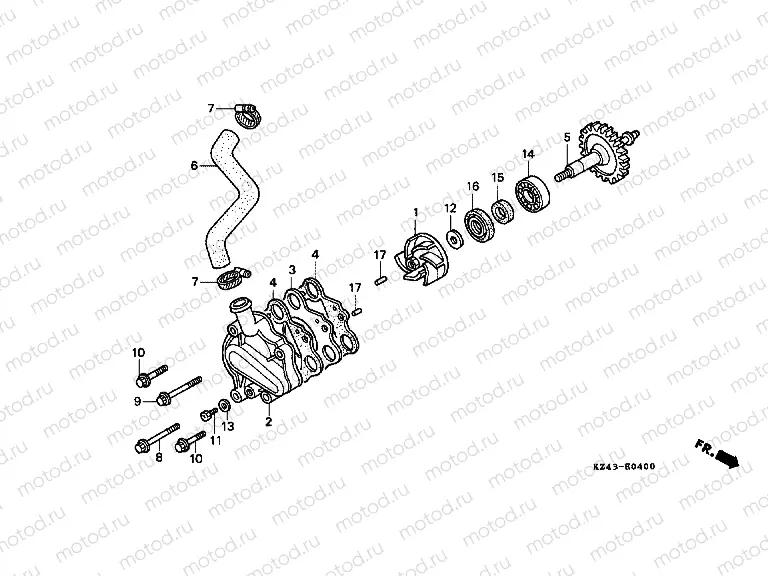 E-4 WATER PUMP