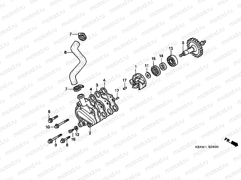 E-4 WATER PUMP