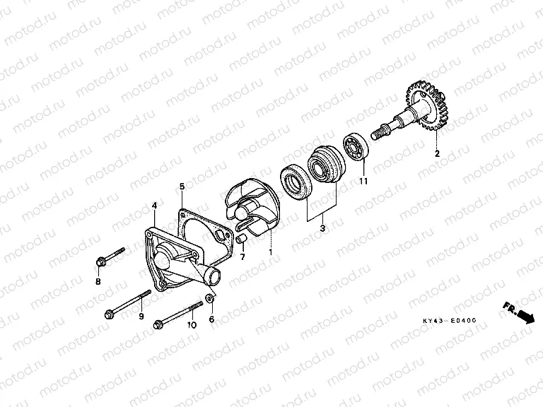 E-4 WATER PUMP