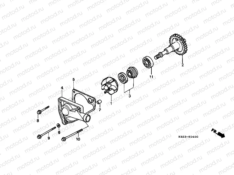 E-4 WATER PUMP