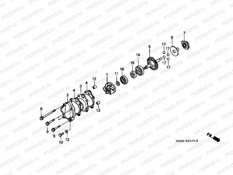 E-4 WATER PUMP