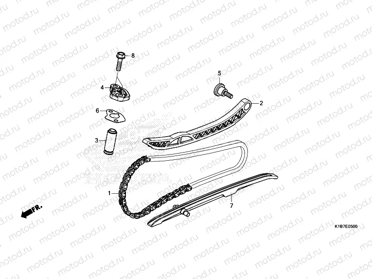 E-5 CAM CHAIN