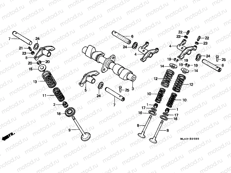 E-5 CAMSHAFT / VALVE