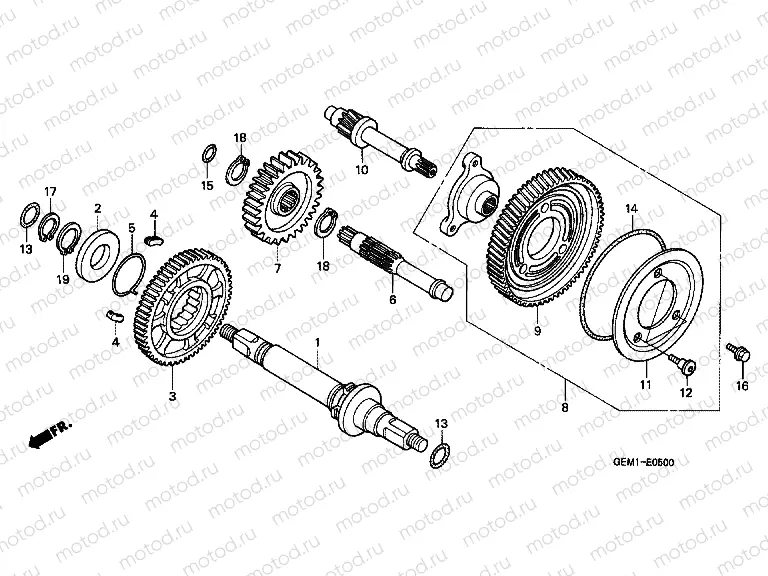 E-5 CRANKSHAFT