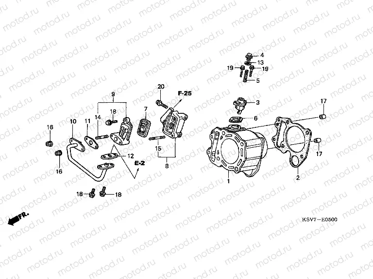 E-5 CYLINDER / DISC SPRING VALVE
