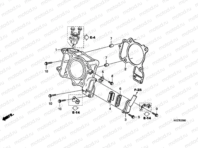 E-5 CYLINDER / DISC SPRING VALVE
