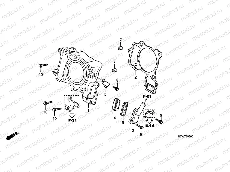 E-5 CYLINDER / DISC SPRING VALVE