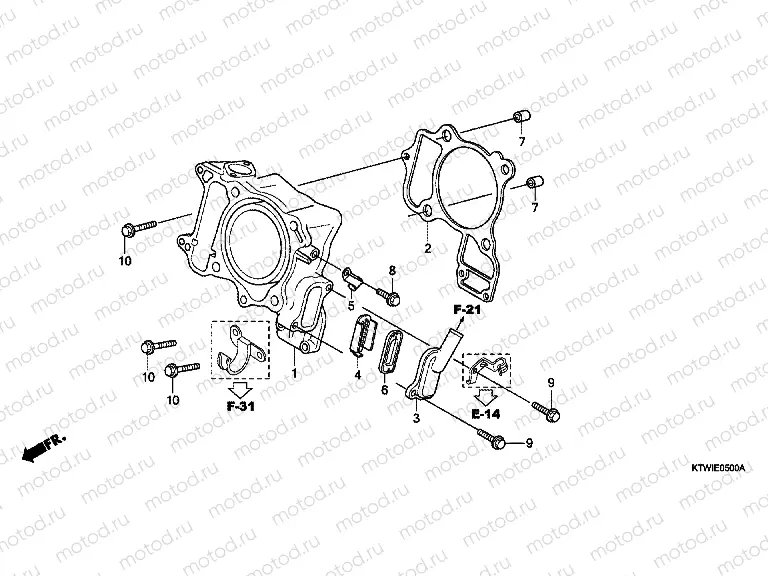 E-5 CYLINDER / DISC SPRING VALVE