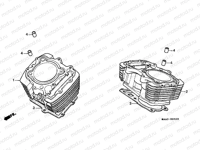 E-5 CYLINDER (VT1100CS / CT)