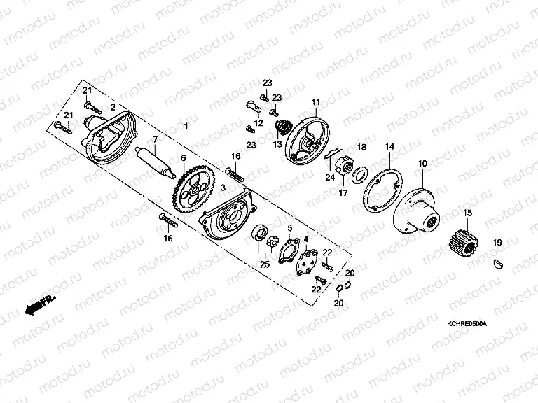 E-5 OIL PUMP / OIL FILTER