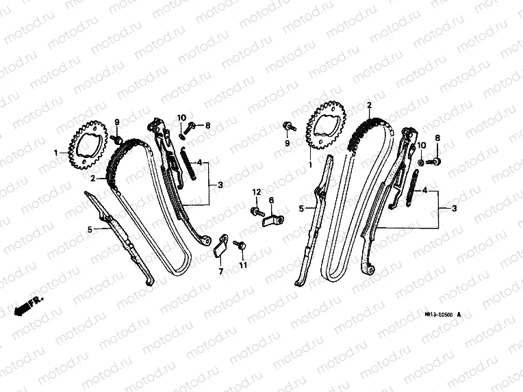 E-5 TIMING CHAIN ​​/ TENSIONER