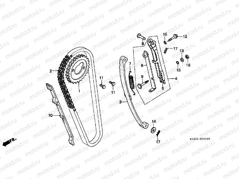 E-5 TIMING CHAIN ​​/ TENSIONER