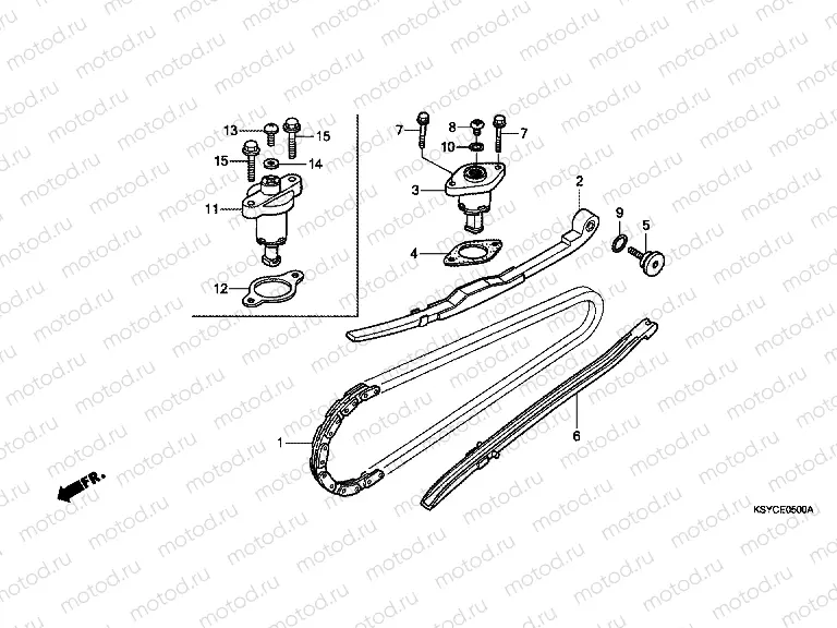 E-5 TIMING CHAIN ​​/ TENSIONER