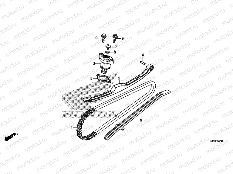 E-5 TIMING CHAIN ​​/ TENSIONER