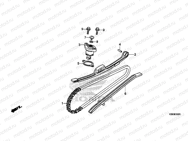 E-5 TIMING CHAIN ​​/ TENSIONER