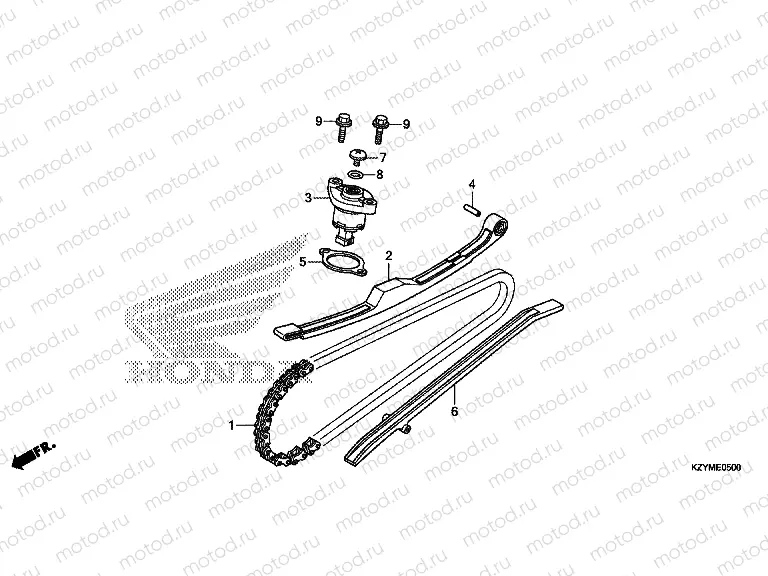 E-5 TIMING CHAIN ​​/ TENSIONER