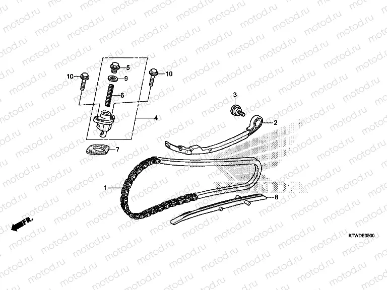 E-5 TIMING CHAIN ​​/ TENSIONER