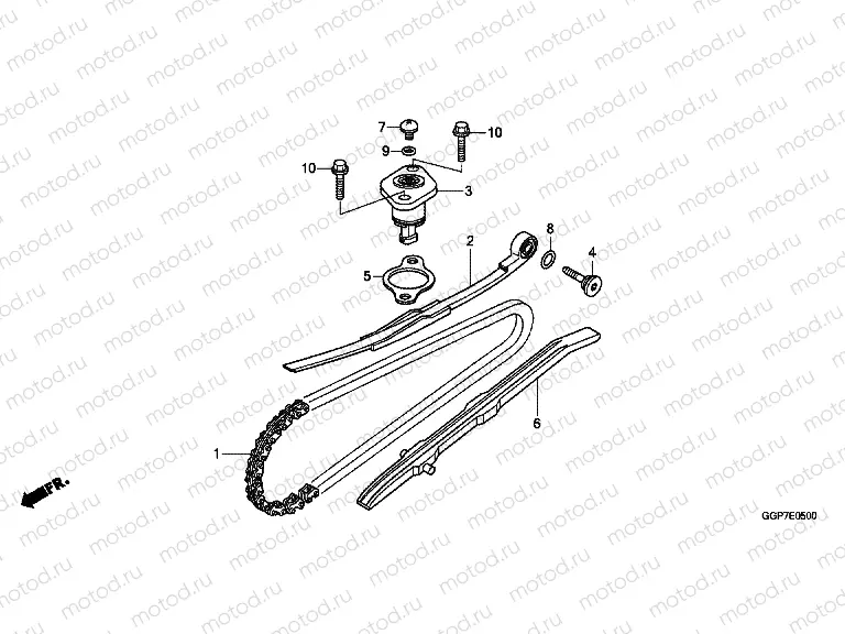 E-5 TIMING CHAIN ​​/ TENSIONER