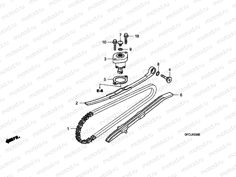 E-5 TIMING CHAIN ​​/ TENSIONER