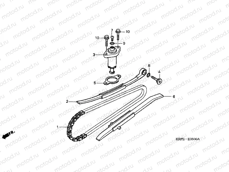 E-5 TIMING CHAIN ​​/ TENSIONER