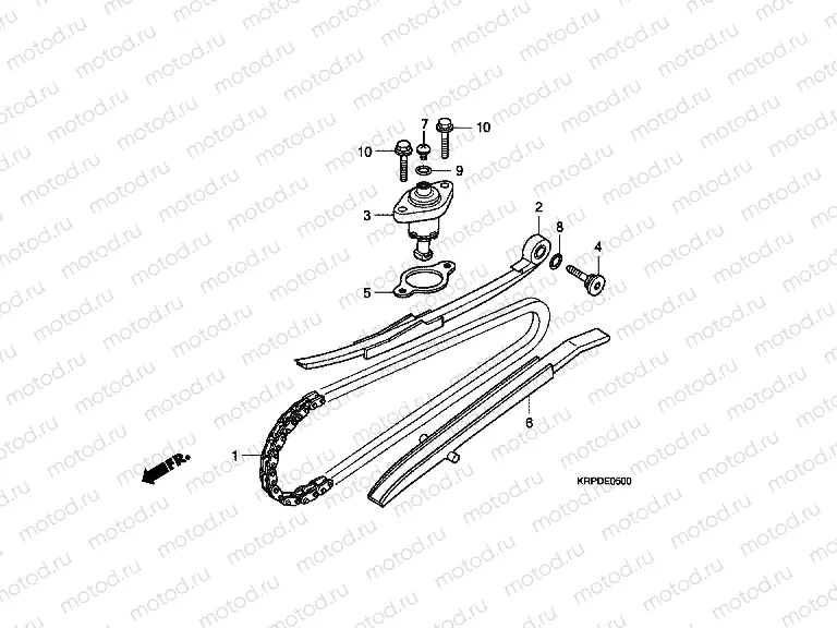 E-5 TIMING CHAIN ​​/ TENSIONER