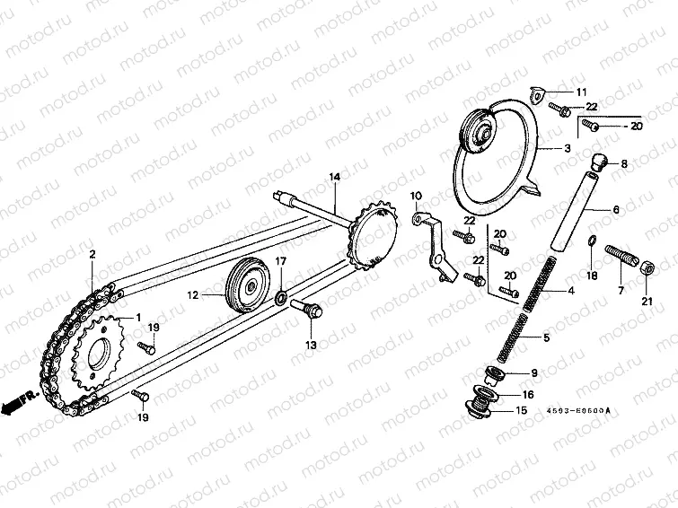 E-5 TIMING CHAIN ​​/ TENSIONER