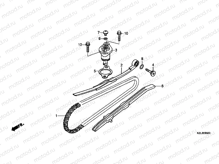 E-5 TIMING CHAIN ​​/ TENSIONER
