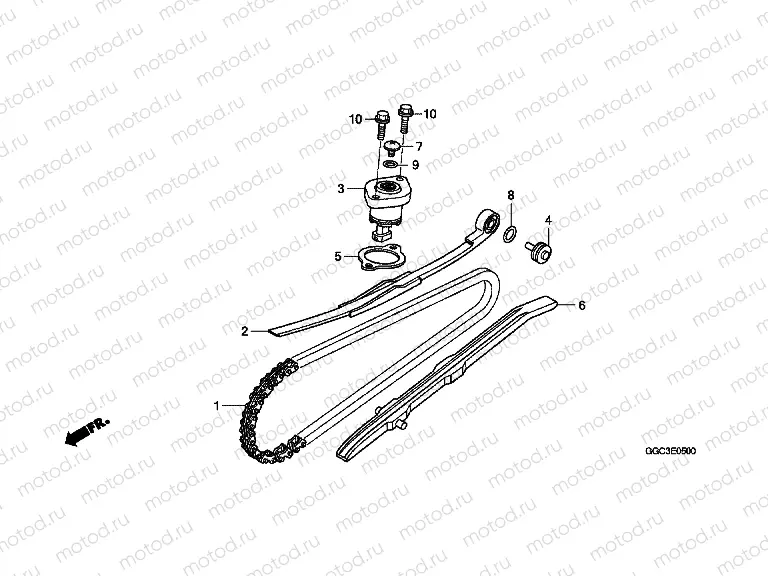 E-5 TIMING CHAIN ​​/ TENSIONER