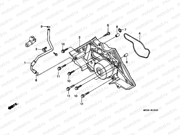 E-5 WATER PUMP