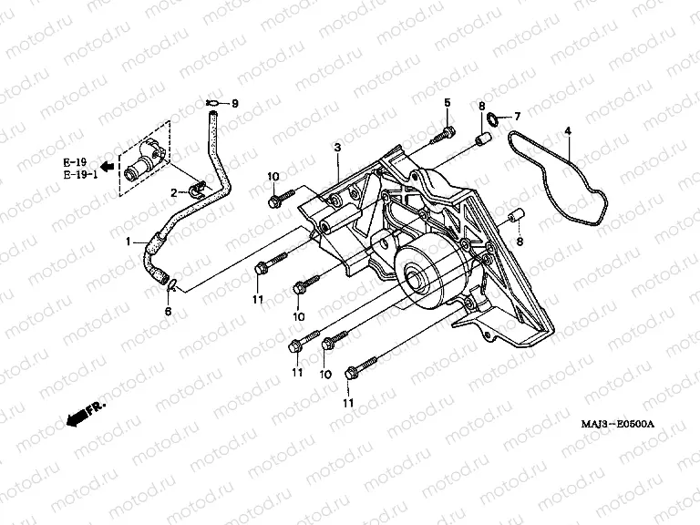 E-5 WATER PUMP