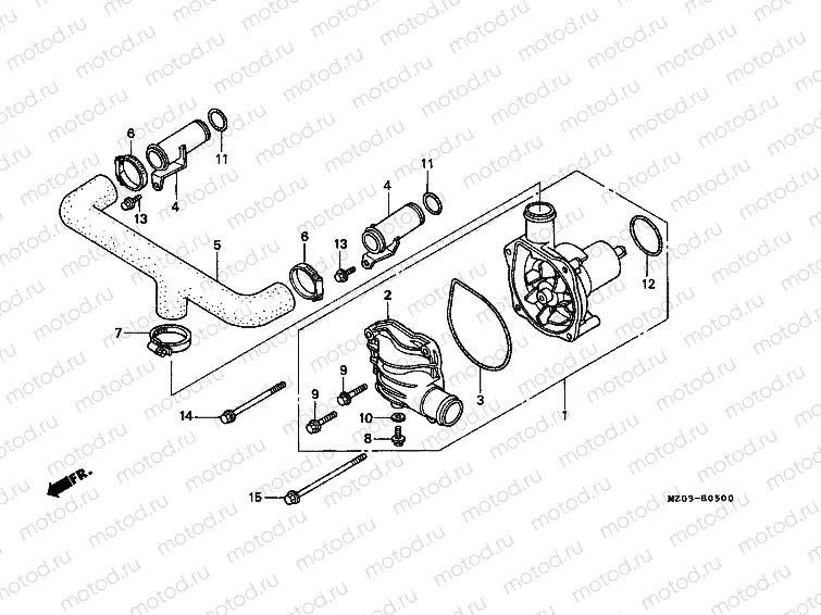 E-5 WATER PUMP
