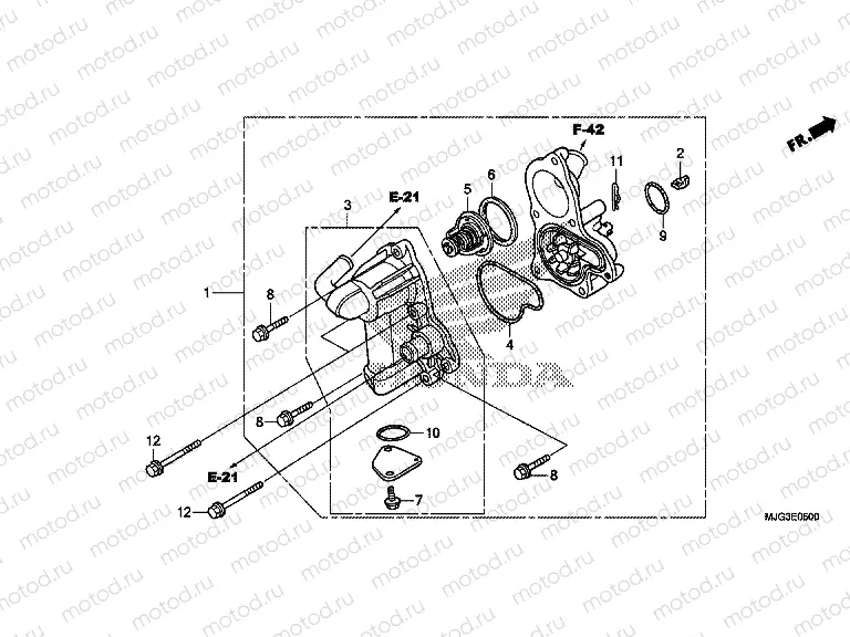 E-5 WATER PUMP