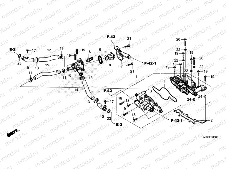 E-5 WATER PUMP