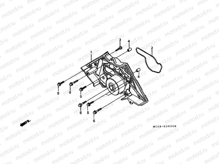 E-5 WATER PUMP (ST11000L / M)