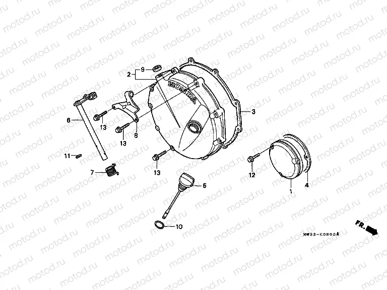 E-6 CLUTCH COVER
