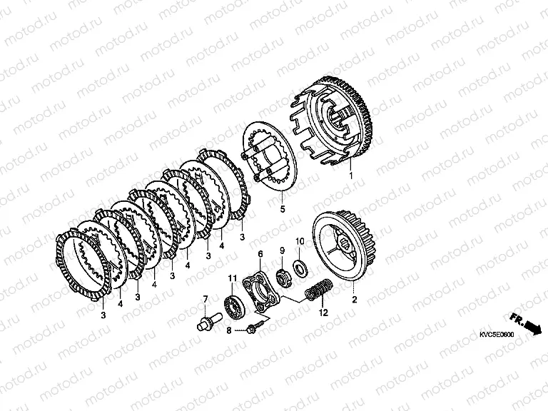 E-6 CLUTCH (GLH1251SH / 2SH / 3SH)