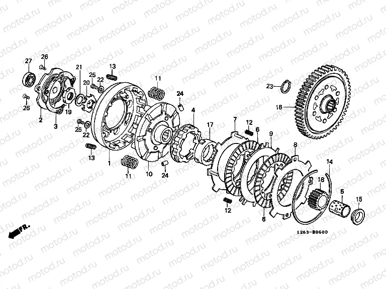 E-6 CLUTCH (ST50C / ST70C / K)