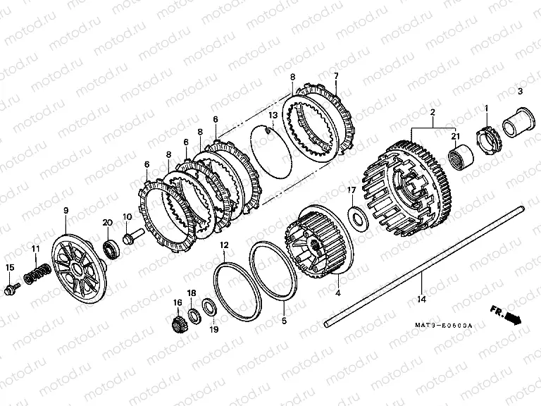 E-6 CLUTCH (V / W)