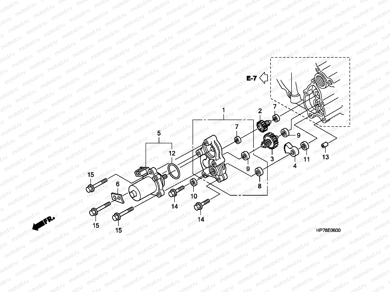 E-6 CONTROL MOTOR