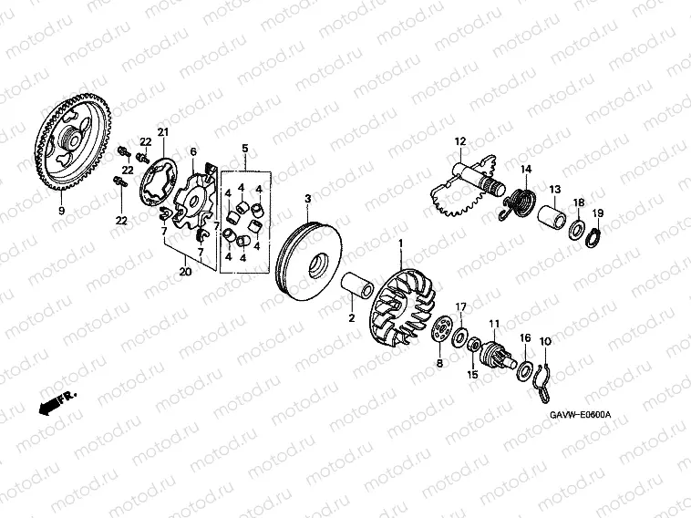 E-6 DRIVE FRONT / DRIVE SHAFT