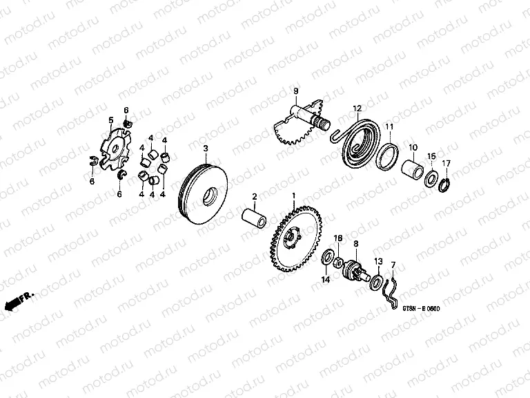 E-6 DRIVE FRONT / DRIVE SHAFT