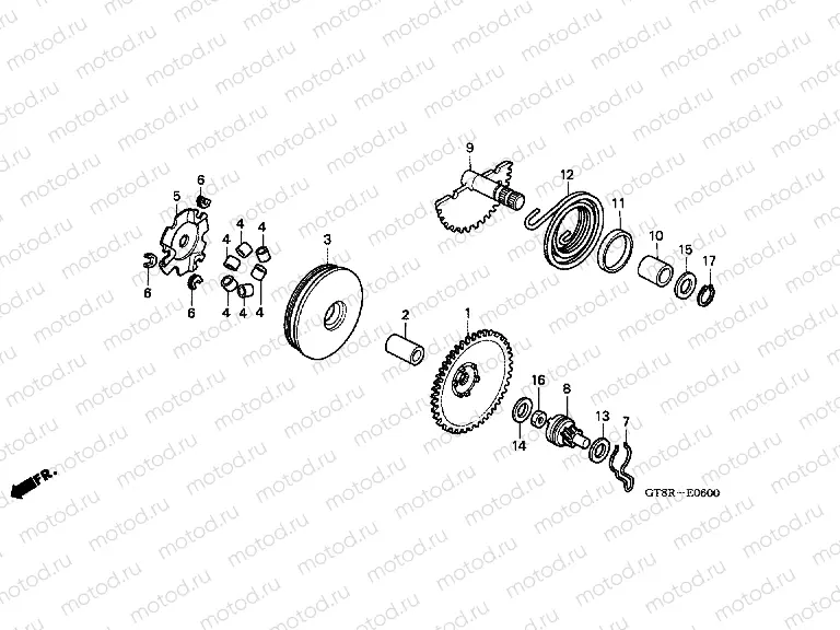 E-6 DRIVE FRONT / DRIVE SHAFT