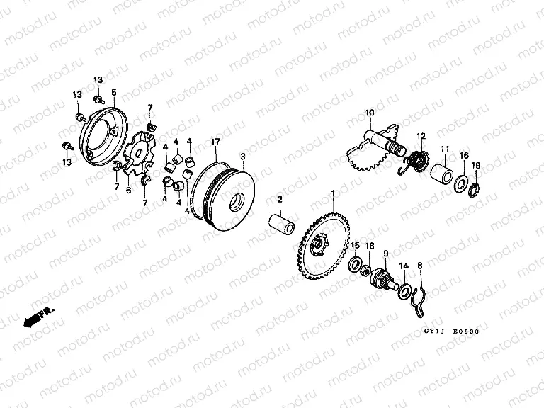 E-6 DRIVE FRONT / DRIVE SHAFT