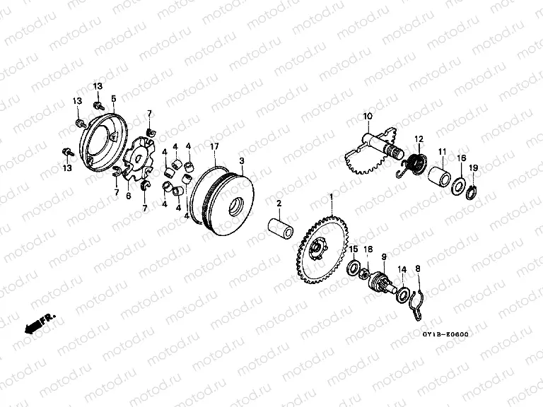 E-6 DRIVE FRONT / DRIVE SHAFT