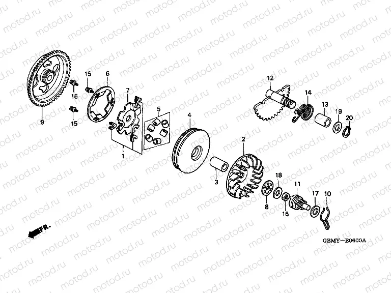 E-6 DRIVE FRONT / DRIVE SHAFT