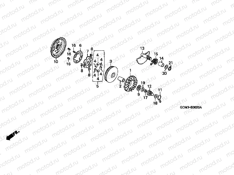 E-6 DRIVE FRONT / DRIVE SHAFT
