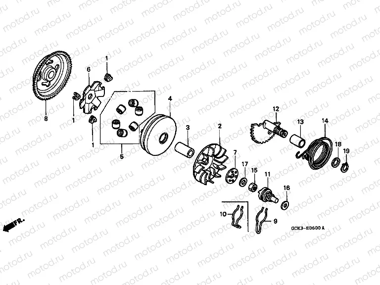 E-6 DRIVE FRONT / DRIVE SHAFT
